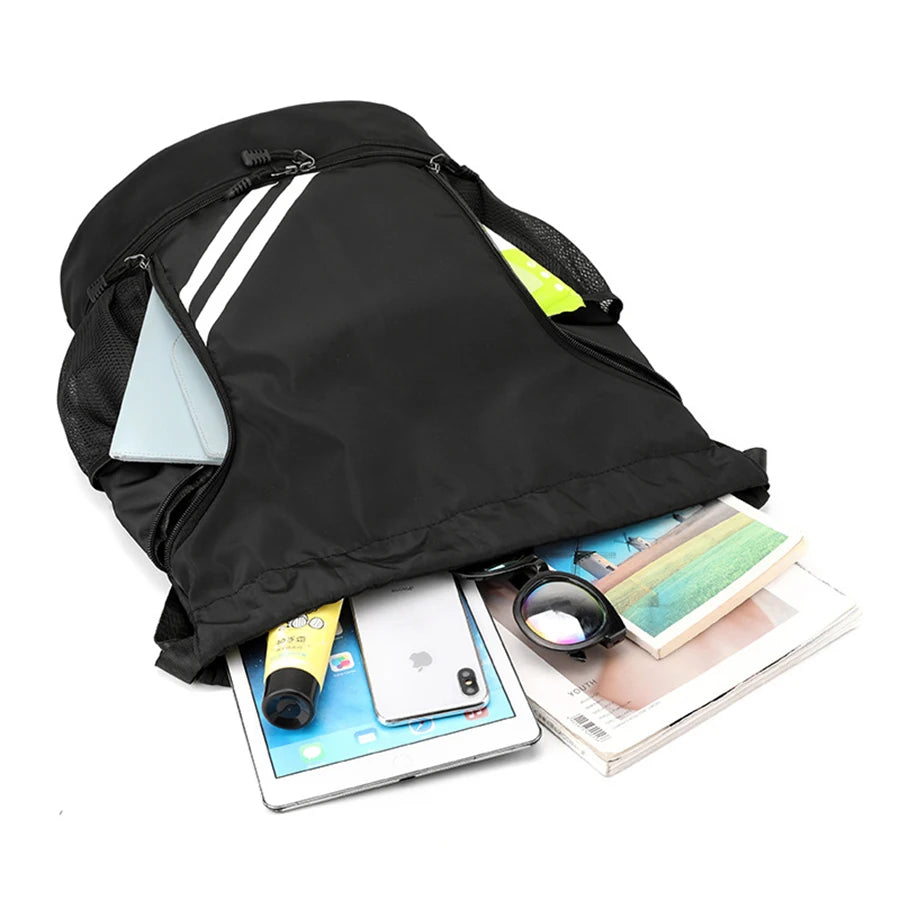 Fitness Gym Bag Backpack Women Men Basketball Backpack Outdoor Soccer Football Storage Bags Training Drawstring Sports Knapsack