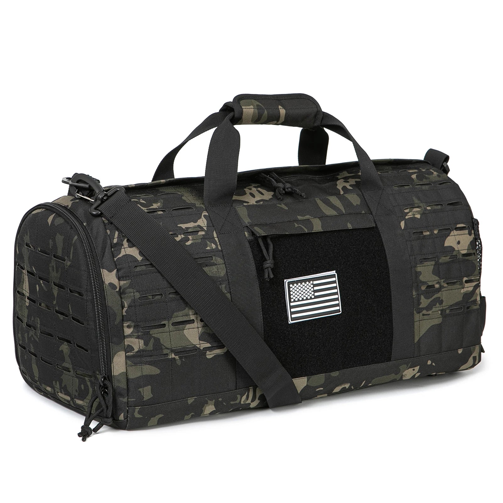 40L Sport Gym Bag Tactical Travel Duffle Bag For Men Fitness Training Bag With Shoe Basketball Outdoor Weekender Bags