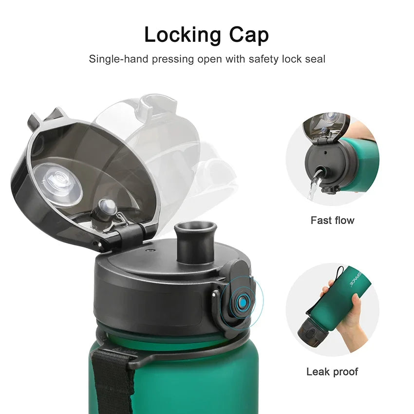Brand BPA Free Leak Proof Sports Travel Water Bottle High Quality Tour Hiking Portable My Favorite Protein Shaker Drink Bottles