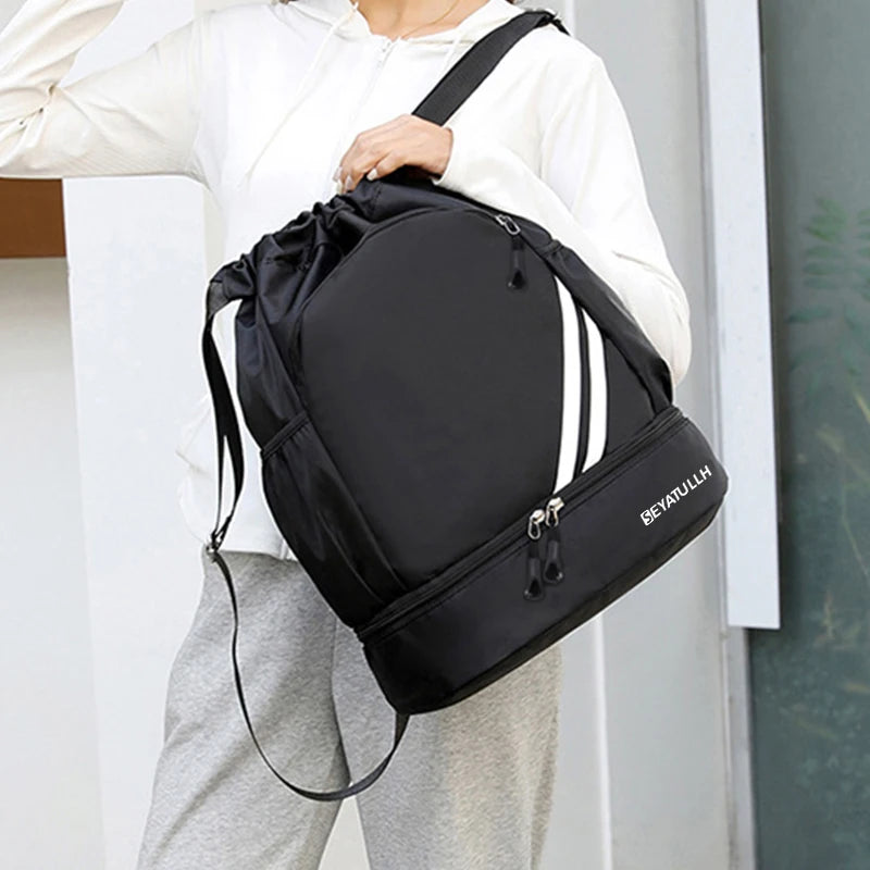 Fitness Gym Bag Sport Basketball Backpack Travel Outdoor Pack Waterproof Swimming Bag Pouch Hiking Climbing Backpack Mochila