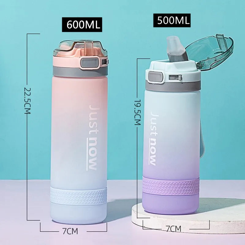600ml New Fashion Water Bottle Items Portable Outdoor Shaker Sport Cute Drinking Plastic Water Bottles