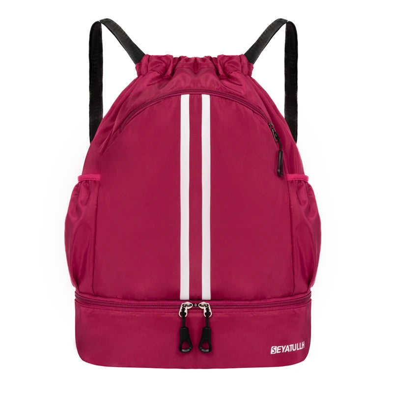 Fitness Gym Bag Sport Basketball Backpack Travel Outdoor Pack Waterproof Swimming Bag Pouch Hiking Climbing Backpack Mochila