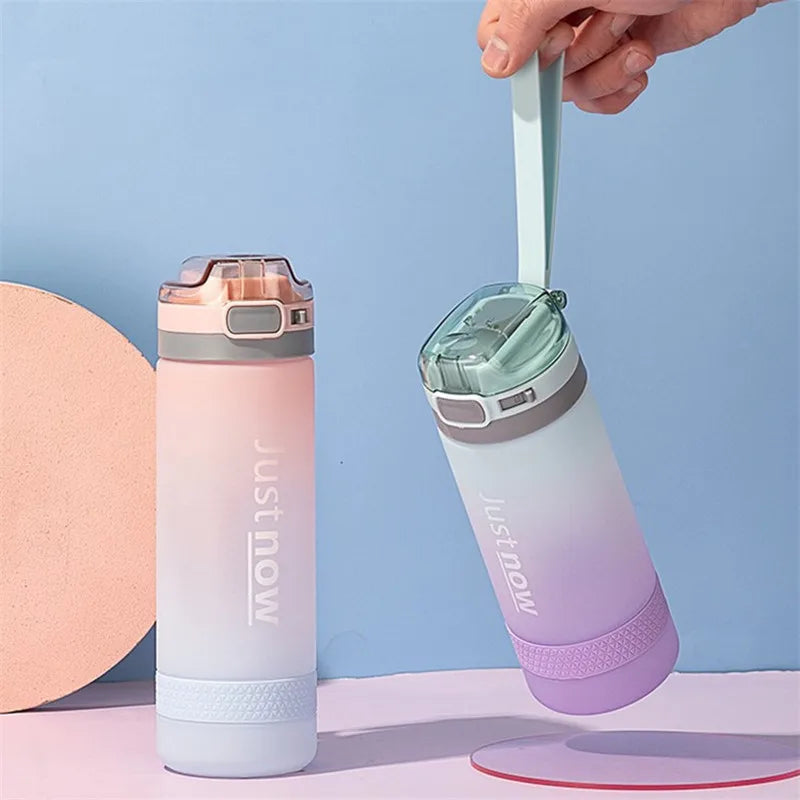 600ml New Fashion Water Bottle Items Portable Outdoor Shaker Sport Cute Drinking Plastic Water Bottles