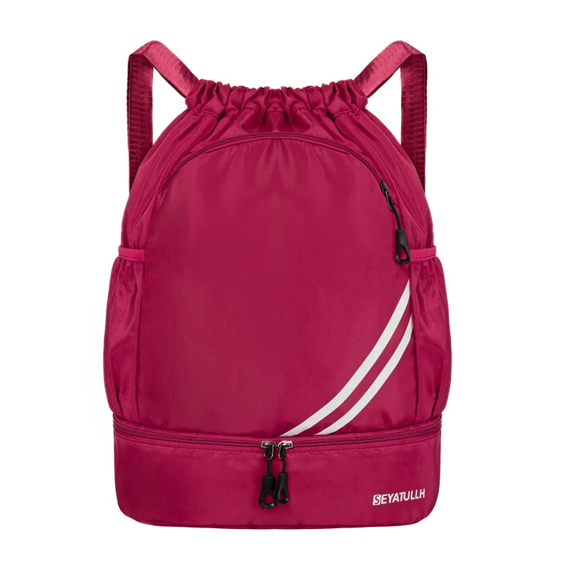 Fitness Gym Bag Sport Basketball Backpack Travel Outdoor Pack Waterproof Swimming Bag Pouch Hiking Climbing Backpack Mochila