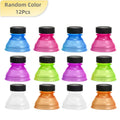 6Pcs/12pcs Reusable Plastic Airtight Lid, Can Protector Caps Cover Bottle Top Soda Saver Cans Dust Cover